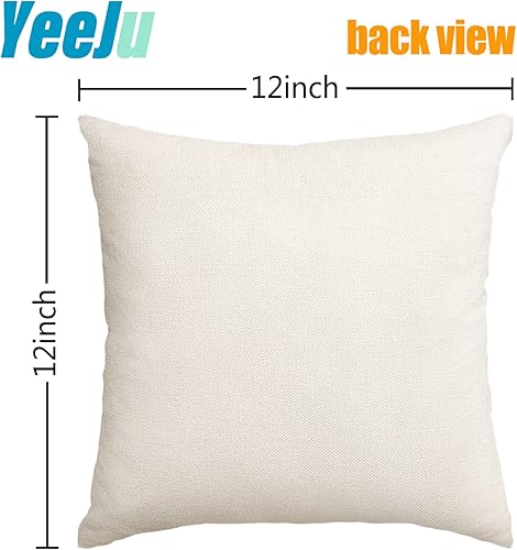 Miniatura 9 de YeeJu Juego de 4 fundas de almohada de otoño de 26 x 26 pulgadas, fundas de almohada de calabaza de Acción de Gracias, color naranja y negro, fundas