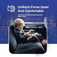 Vista 6 de Quiet Wiper Blades, 24''+19'' Premium All-Season Durable Stable and Quiet OEM Quality J/U Hook Front Windshield Wipers (Set of 2)