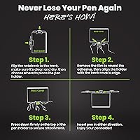 Vista 4 de Kit de accesorios Rocketbook – Juego completo con 2 bolígrafos FriXion Gel, botella de spray, paño de microfibra y base para bolígrafo – Compatible