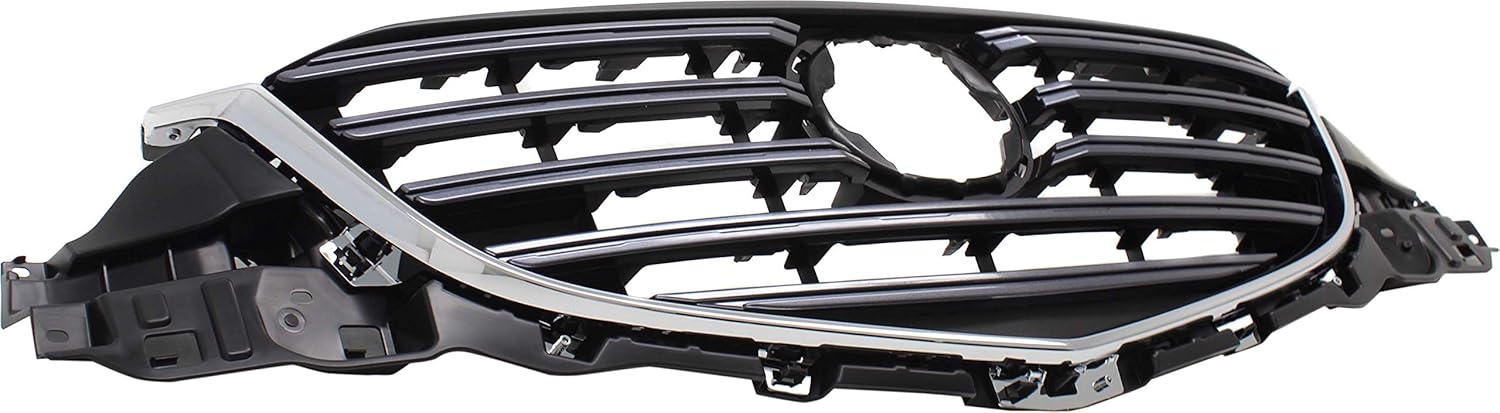 Garage-Pro Grille Assembly Compatible with 2016 Mazda CX-5 Chrome Shell with Painted Dark Gray Insert