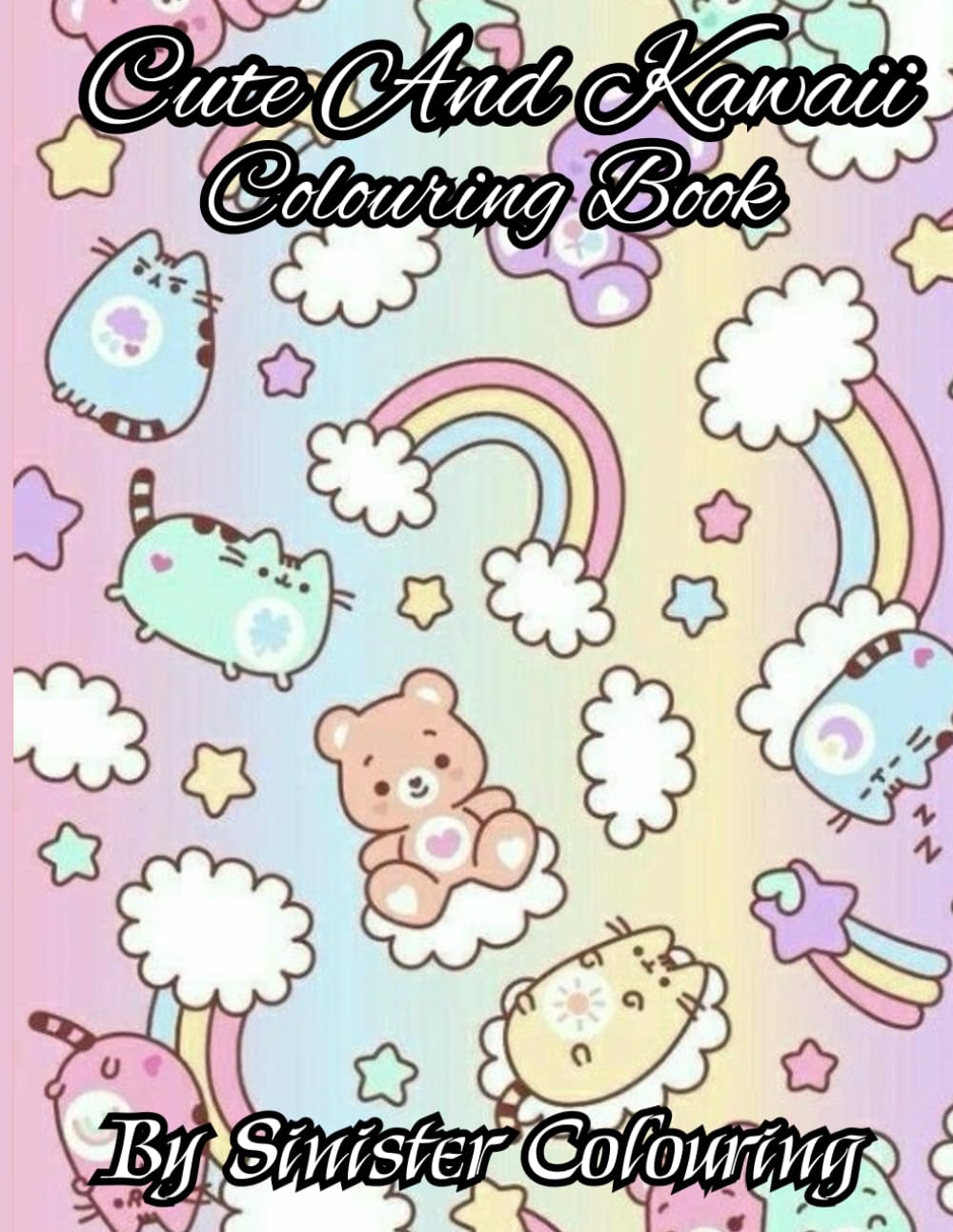 Cute and Kawaii Colouring Book: Perfect for all ages