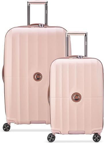 DELSEY Paris St. Tropez Hardside - Maleta extensible con ruedas giratorias, Rosado, St. Tropez Hardside - Maleta extensible con ruedas giratorias