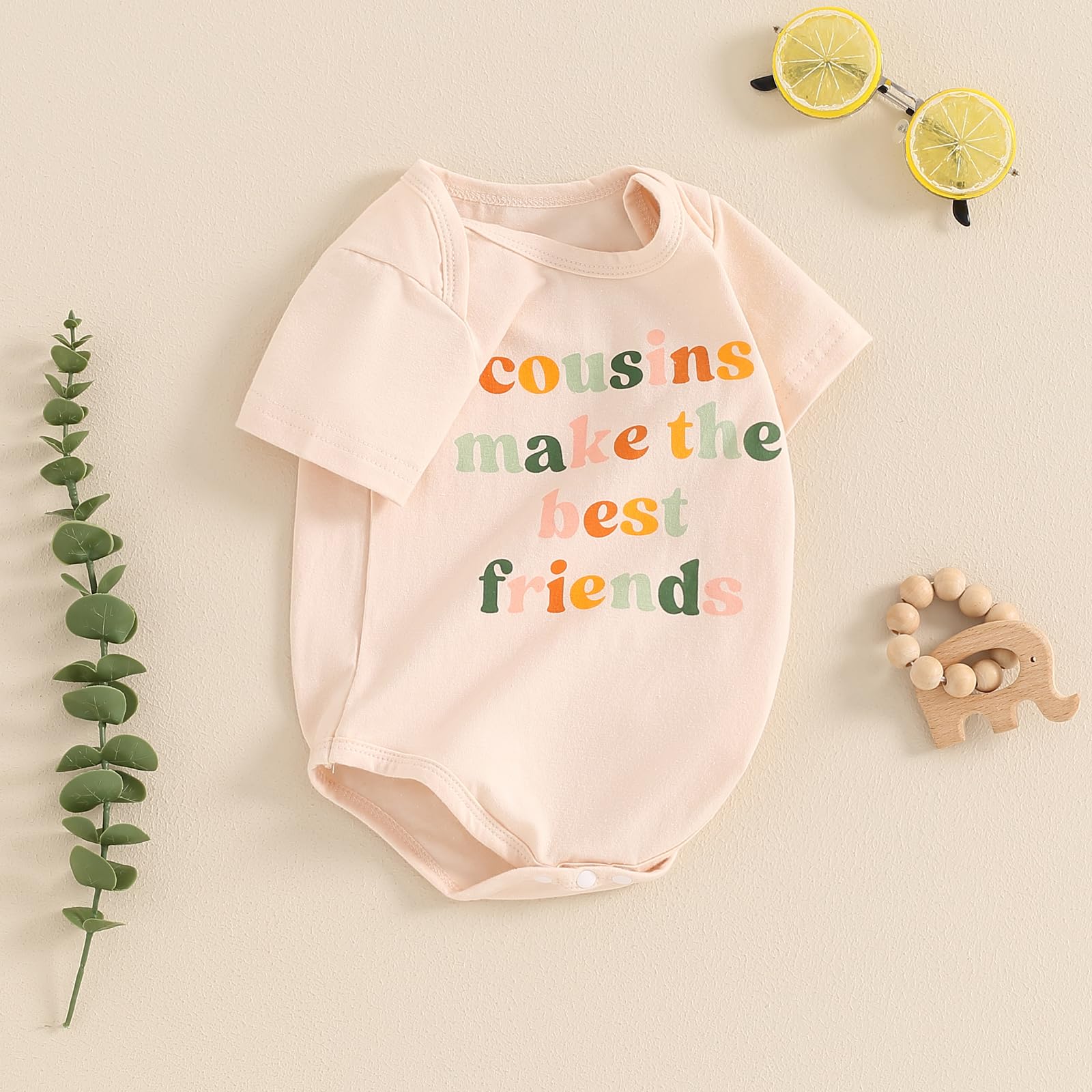 Cousin Crew Shirts Baby Girl Boy Jumpsuit Romper Sweatshirt Sister Brother Cousin Crew Matching Outfits Fall Clothes (Cousins make the best friends, 6-12 Months)