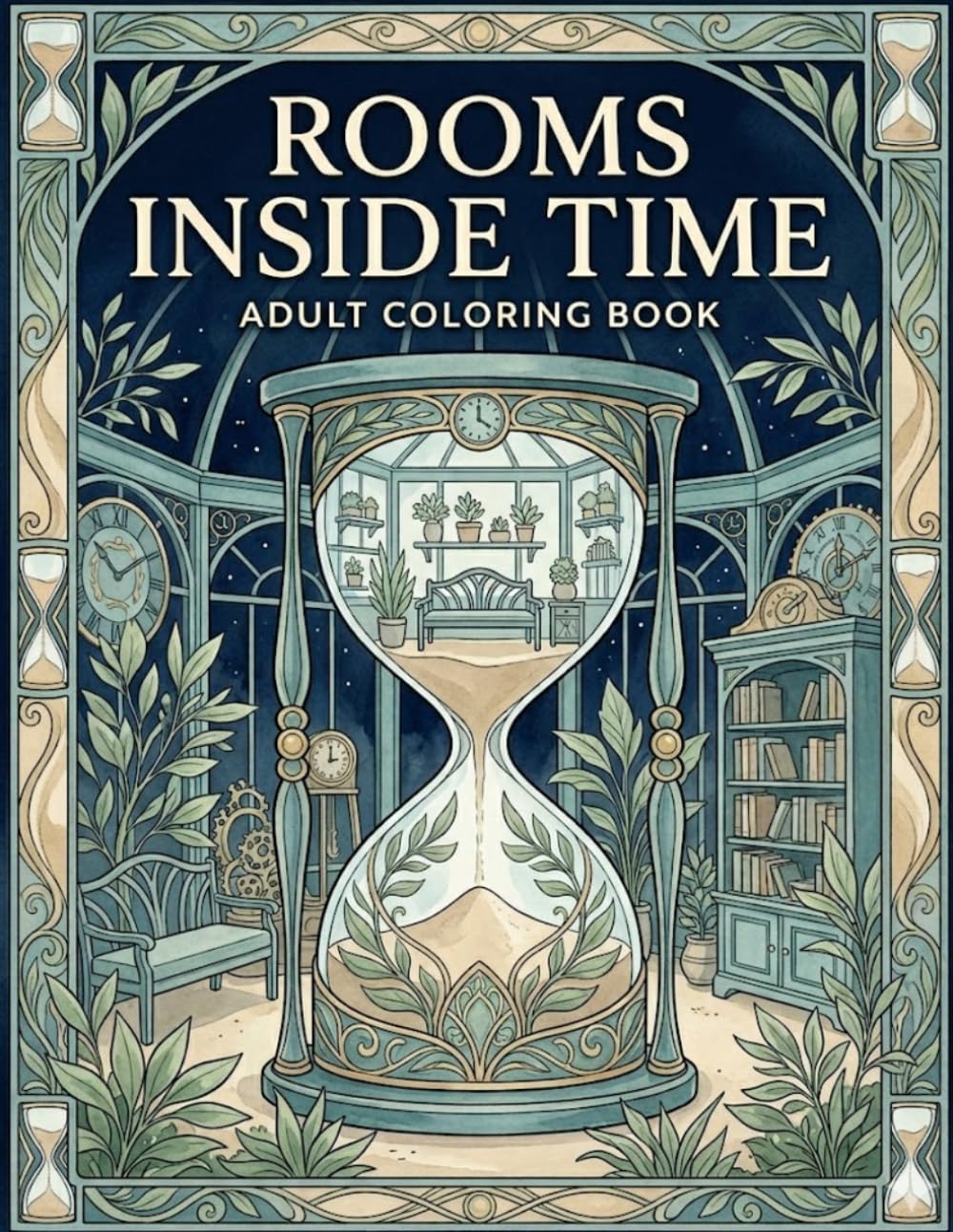 Rooms Inside Time: A Surreal Adult Coloring Book