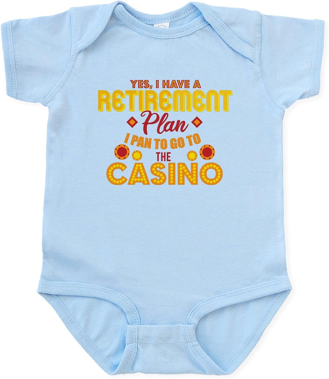 CafePress Casino Lover Dealer Gambler Retirement P Body Suit Cute Infant Bodysuit Baby Romper