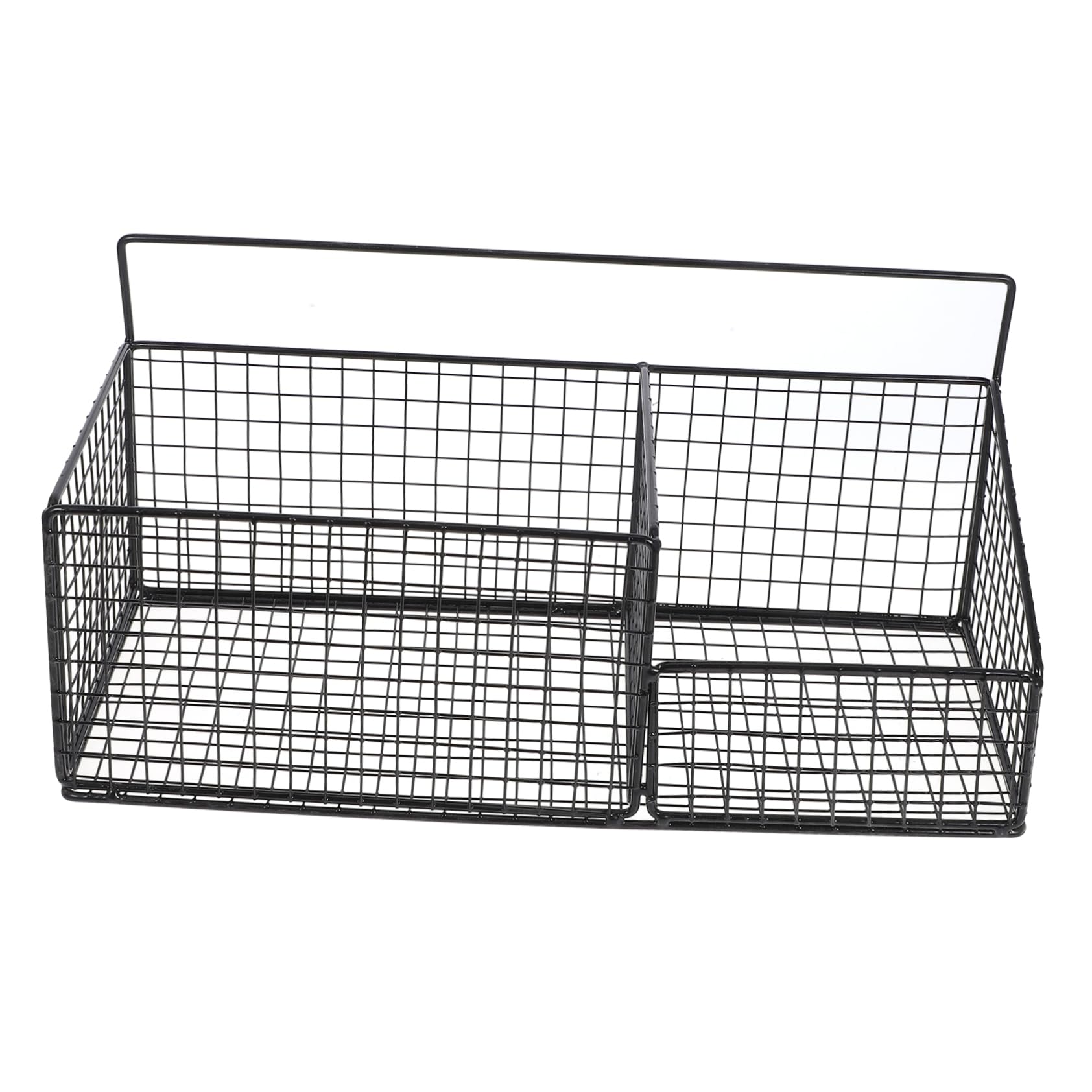 HOUDERCO 1 set Hanging Wire Basket Organizer Multi Use Storage for Bathroom Kitchen Laundry and Utility Rooms Easy Installation Space Saving Design Storage Baskets