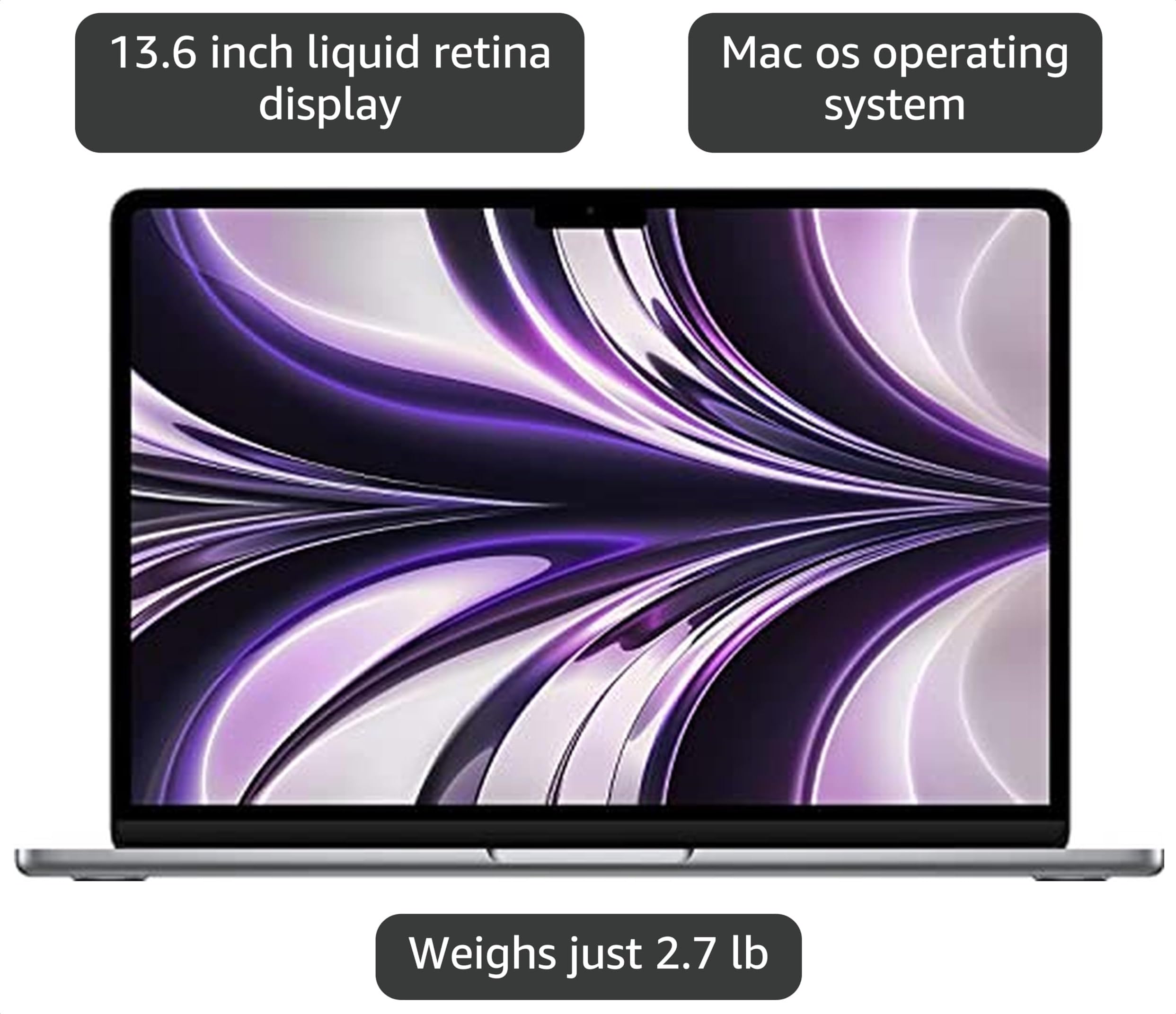 Amazon.com: 2022 Apple MacBook Air with Apple M2 Chip (13-inch