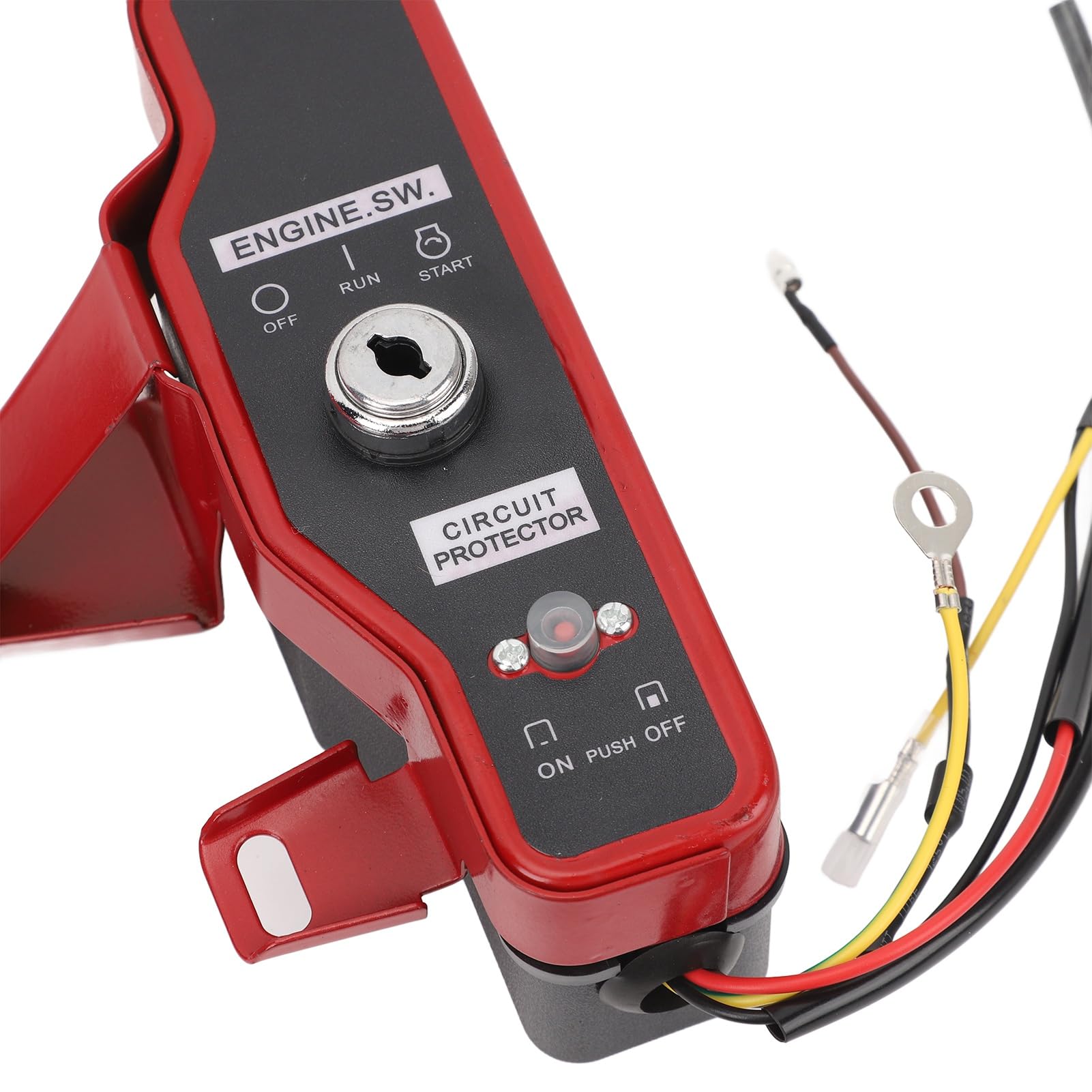 CHICIRIS Kit de Arranque Eléctrico Kit de Motor de Arranque de Metal ABS con Caja de Interruptor de Encendido Cubierta del Volante Bobina de Carga Fácil Instalación para Motores GX160 GX200