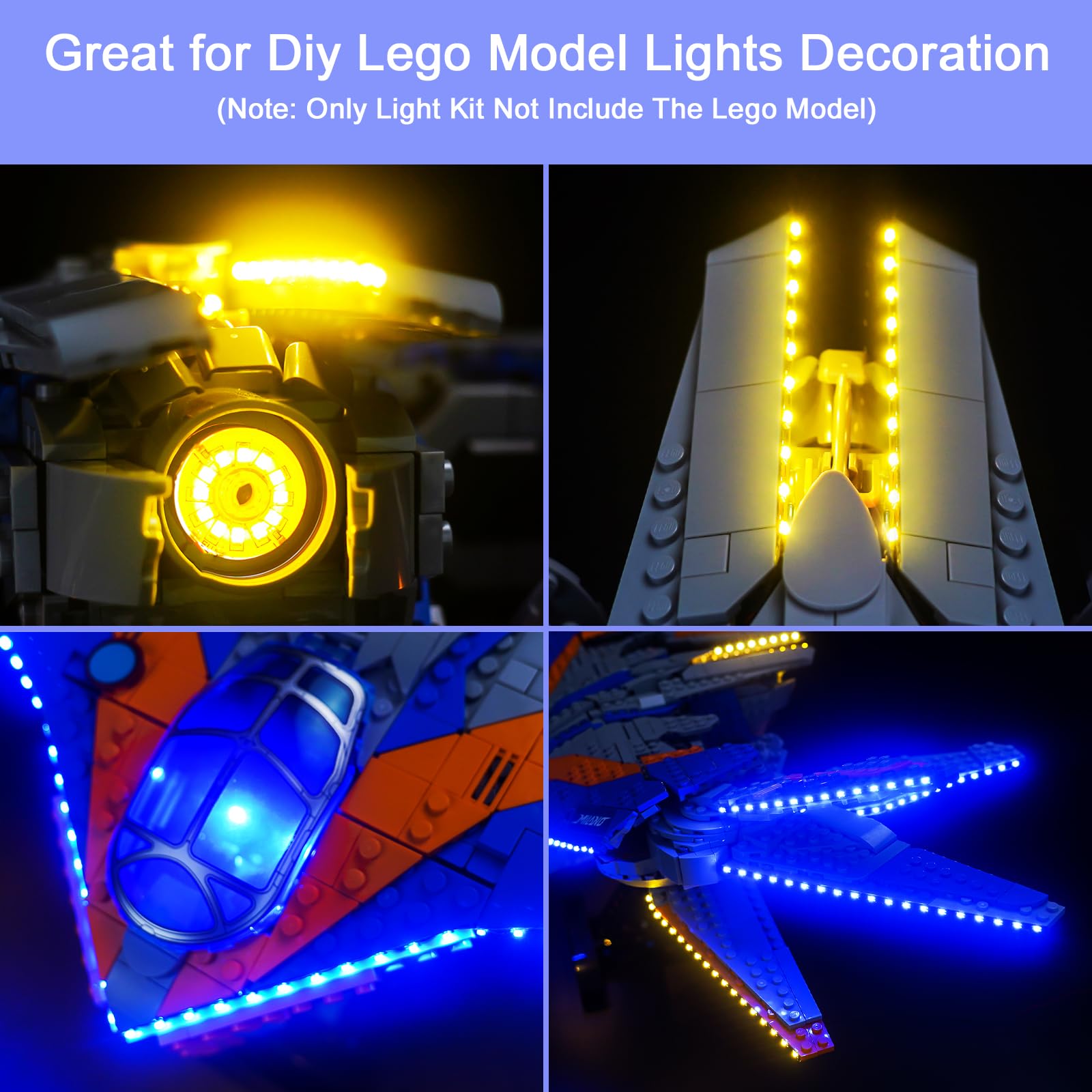 1-40 X2 ＆ LED Retrofit kit セット Amazon.com: Hilighting Upgraded Led Light Kit Compatible with Lego