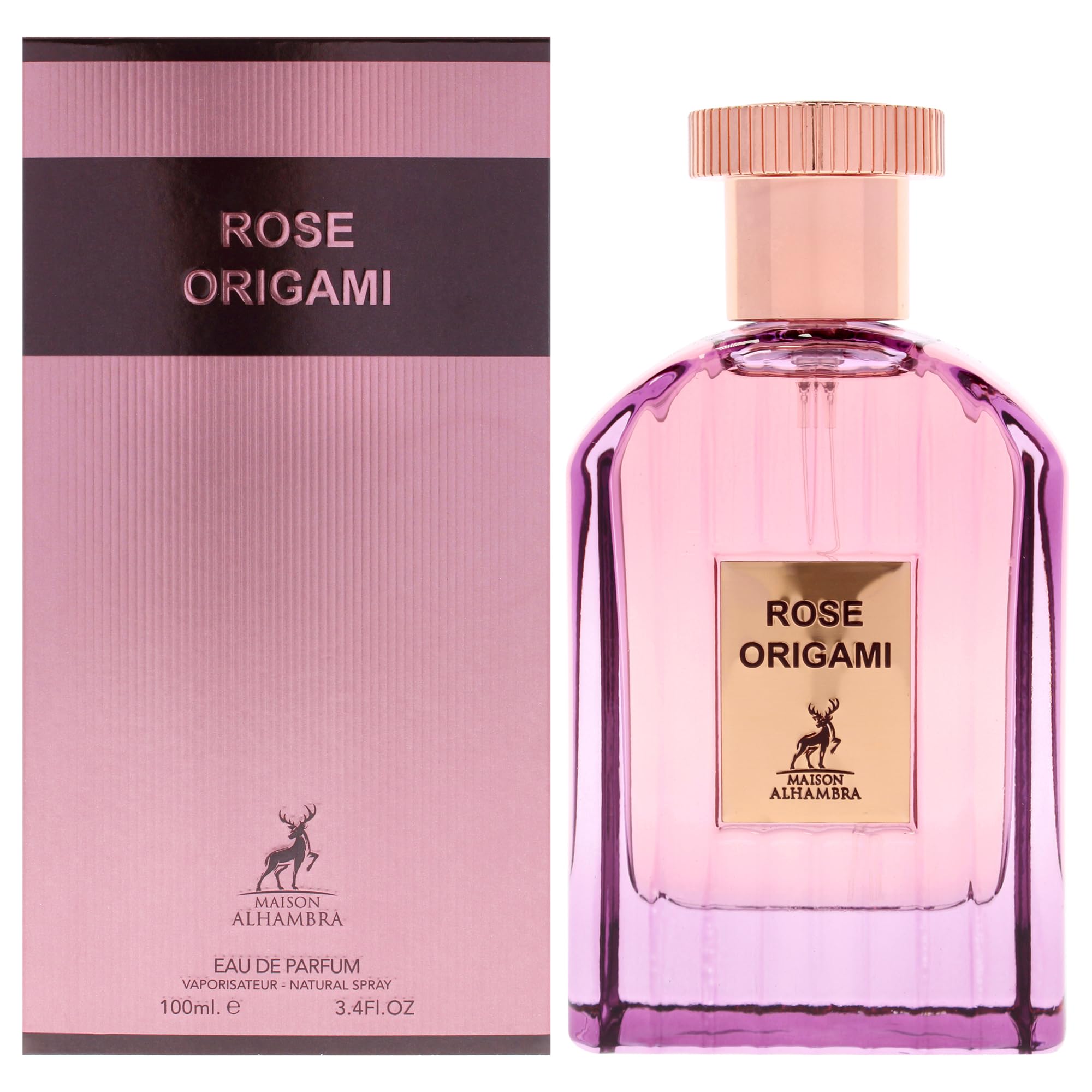 Rose Origami by Maison Alhambra for Unisex - 3.4 oz EDP Spray