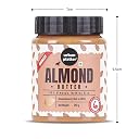 Urban Platter Crunchy Almond Butter, 250g (With Roasted Almonds bits | Single Ingredient | Keto-Friendly) gallery image