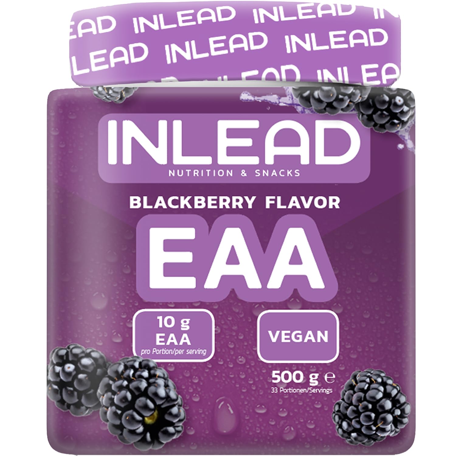 Inlead Nutrition EAA 500g Pulver Blackberry Flavor