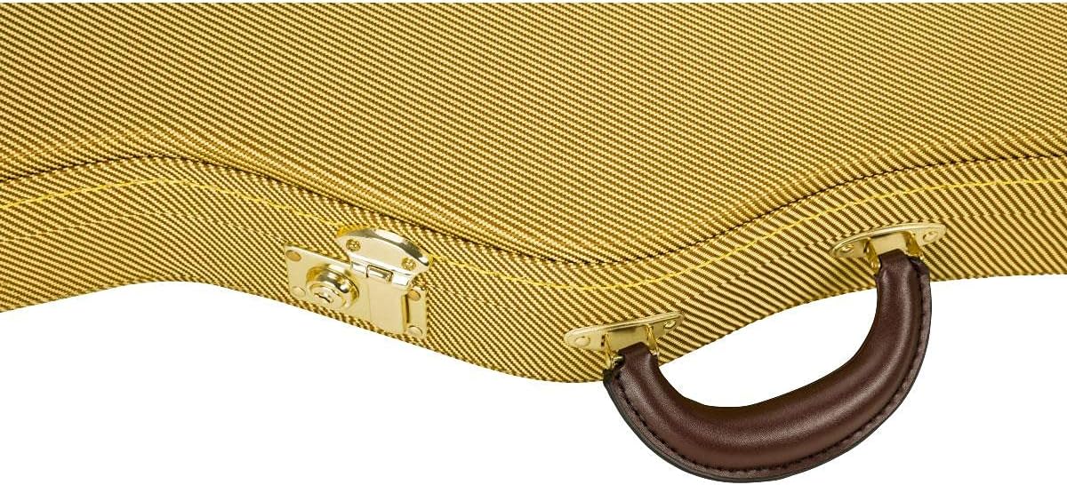Fender Thermometer Electric Guitar Case, Telecaster, Tweed,Brown