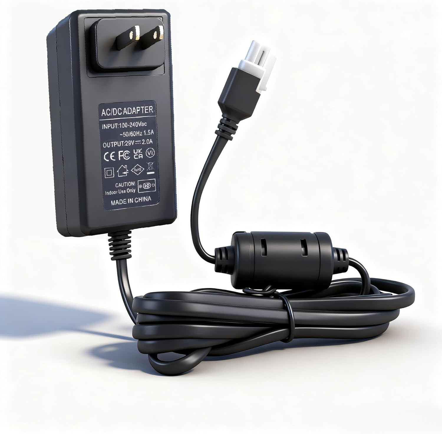 29V Power Cord for Standing Desk Compatible with Claiks P1.01.001 P101001 40" 48" 55" 63" Inches Electric Standing Desk Adjustable Height Stand up Desk YH-K290018-C Power Supply Charger Replacement