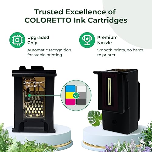 Miniatura 6 de COLORETTO 67XL - Cartuchos de tinta para HP Envy 6055e, cartuchos de tinta para HP Envy 6000 Envy 6455e 6458e 6452e 6052e 6065e 6020e 6022 6022e