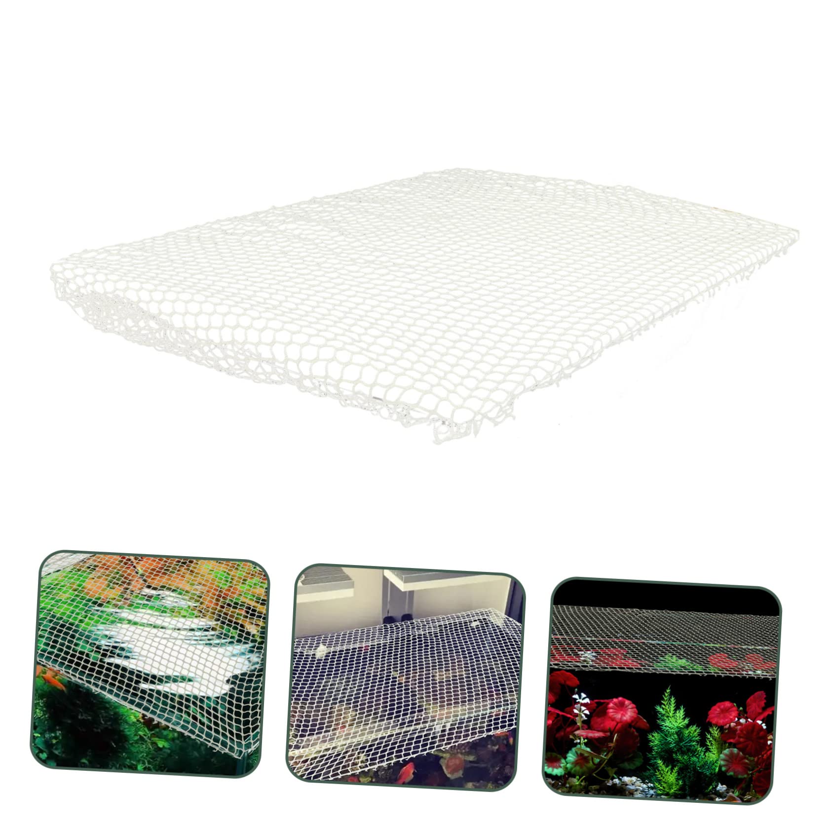 Cubierta De Malla Antisalto para Acuario De Protección para Peceras y Tortugas para Evitar Escapes De Peces y Aves Accesorio Práctico y Duradero