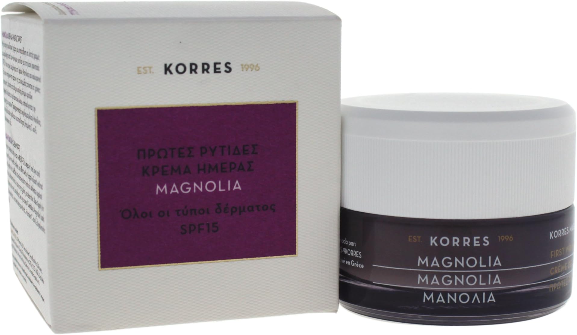 Korres Magnolia Bark Prevention and First Signs of Ageing Day Cream with SPF 15 40 ml
