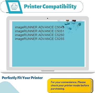 Compatible for Canon GPR-30 Developer Unit Replacement for Use in ImageRUNNER Advance C5045 C5051 C5250 C5255 Printer (1Yellow)