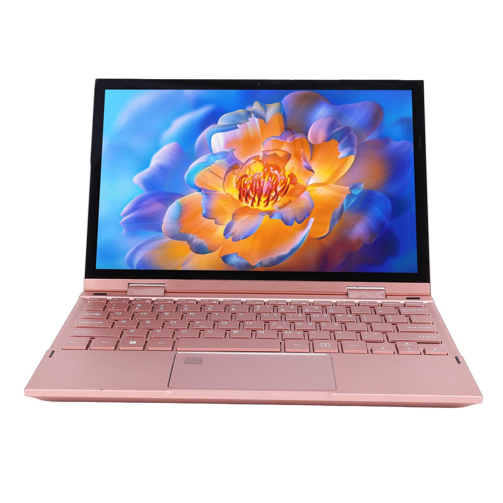 Yunseity Laptop Portatile 2K, Processore N95 Portatile Portatile Convertibile a 360° per Lavorare (Spina europea)