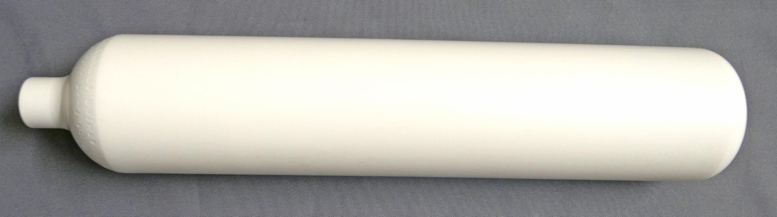 Stahlflasche/Tauchflasche 3 Liter 232 bar 100mm M25x2 ohne Ventil weiß