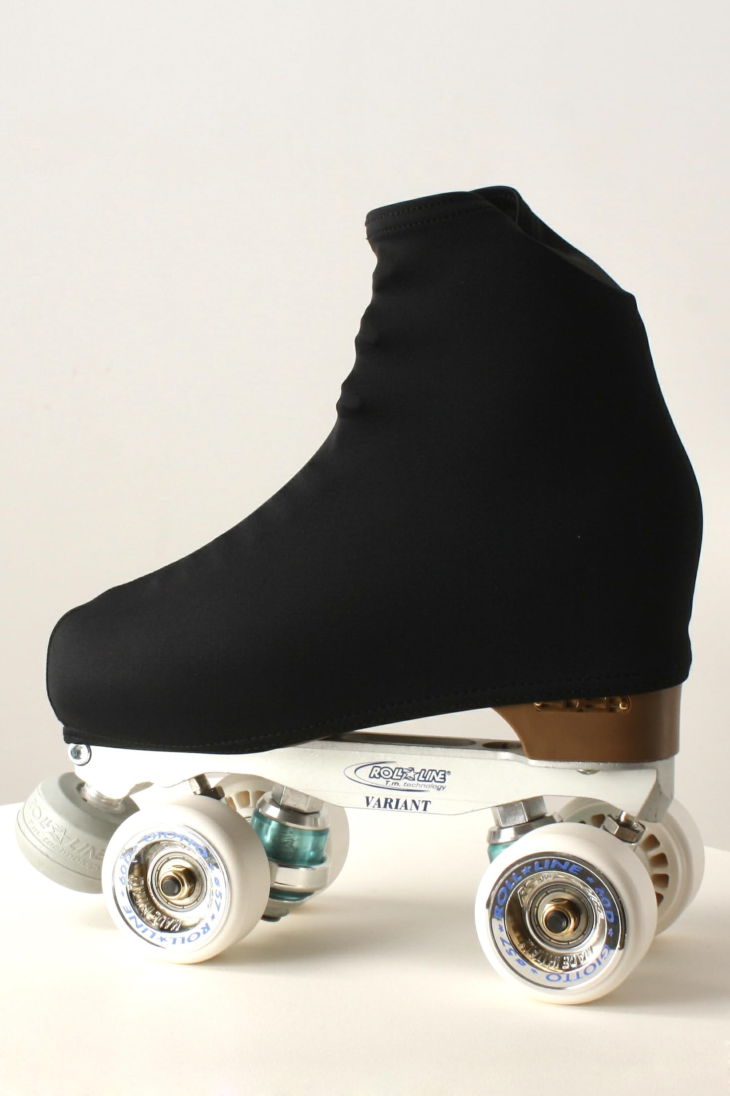 Genérico CRLSPORT Cubre patín para niña y Mujer, Funda PatinSkate, Professional Skating, Patinaje Hielo,artístico o en línea. 180 Densidad. Talla Universal Adulto y niños. Color Negro