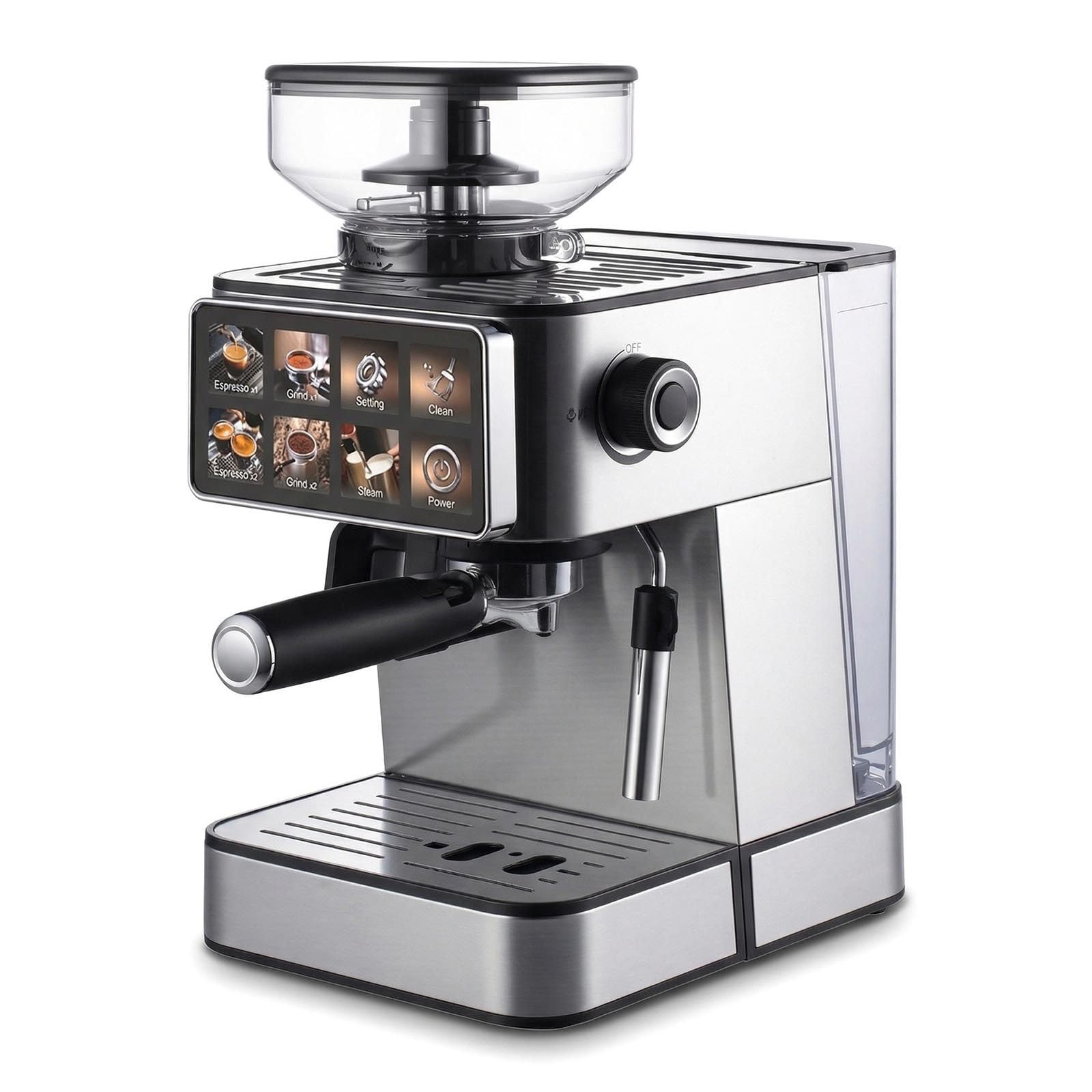 Máquina de café Espresso con Pantalla táctil y Molinillo