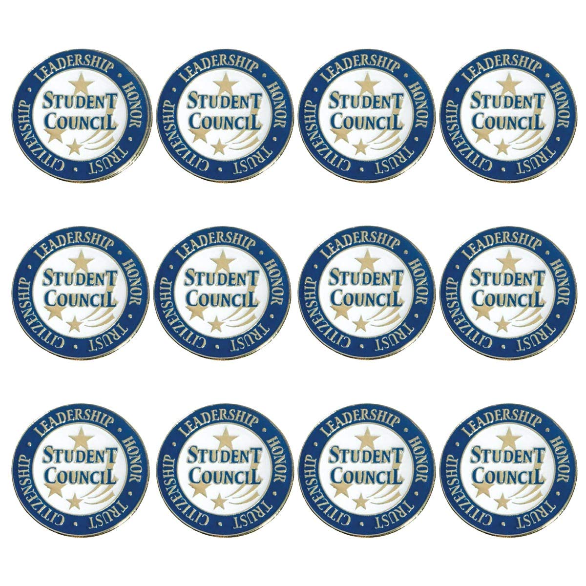 Student Council Shooting Stars Award Pin, Student Awards