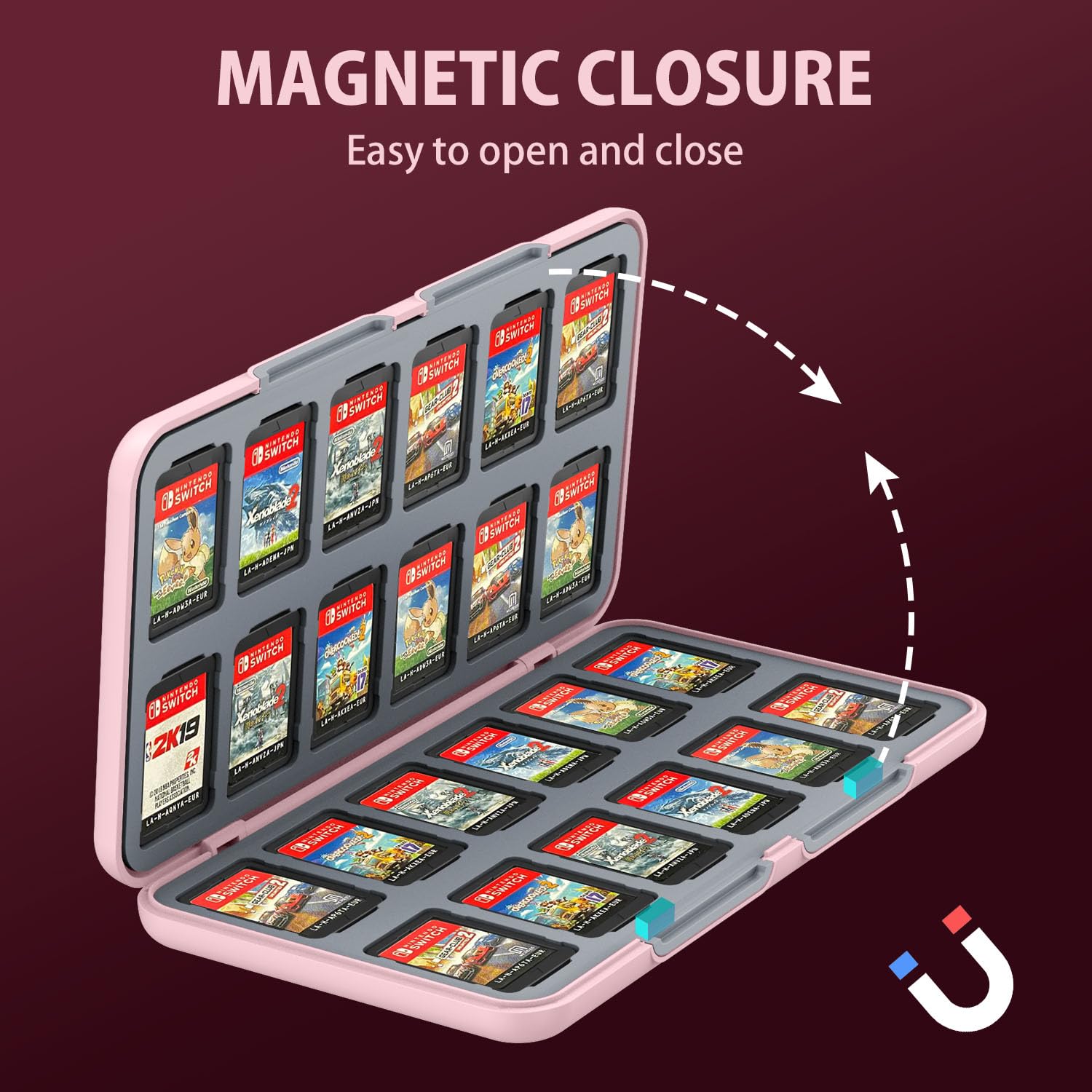 Amazon.co.jp: Switchゲームカードケース 24枚 switch ゲームカード