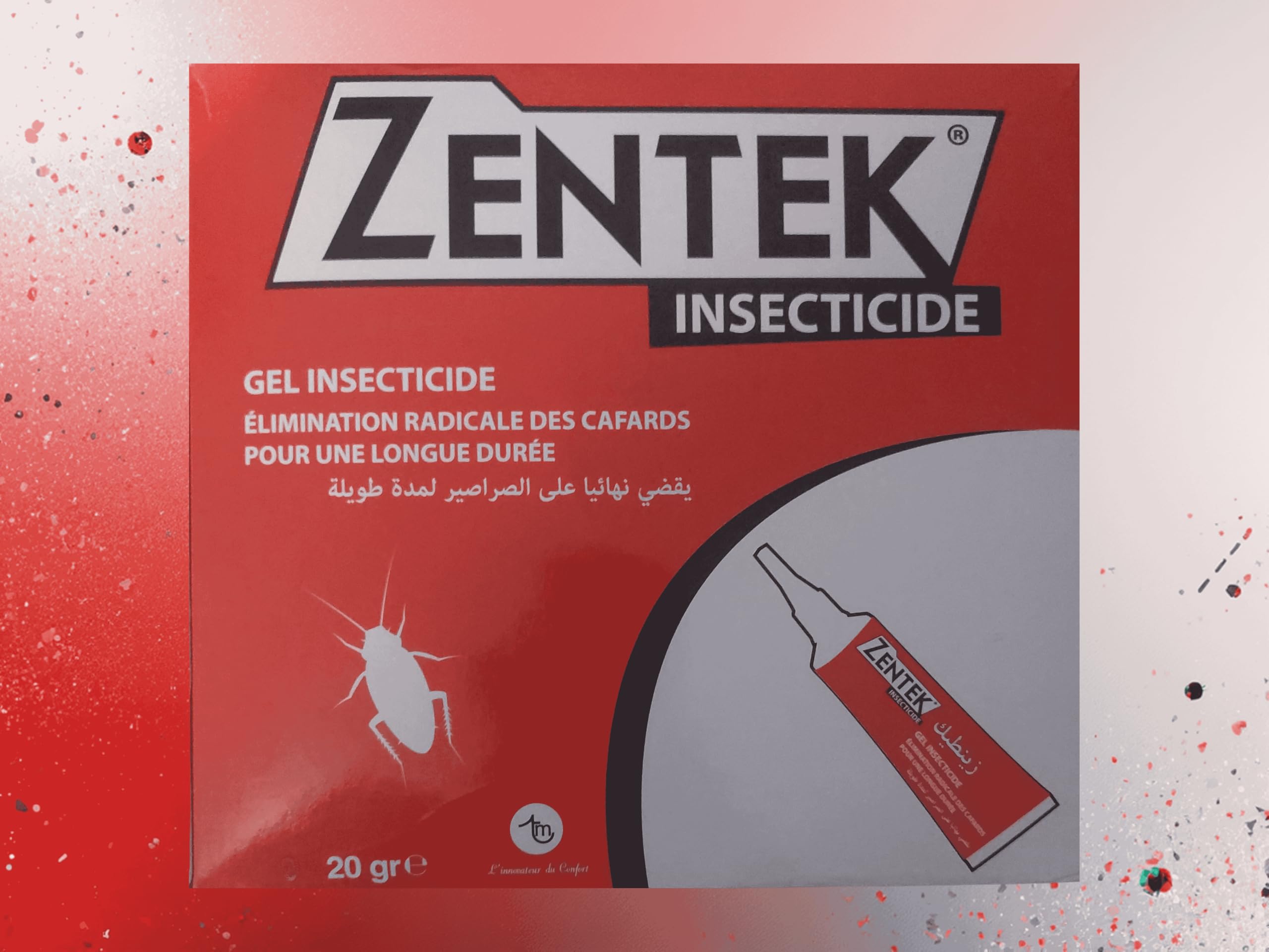 Gel Anti Cafards Extermination Totale En 24/48 h