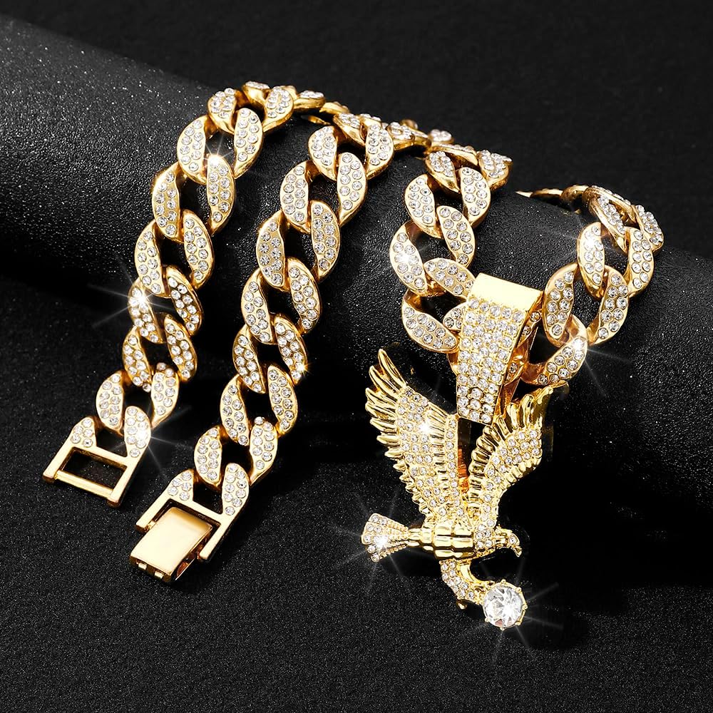 Ice Out Chain for Men Premium Zircon Stones Hypoallergenic Durable Hip-Hop Streetwear Chain Necklace Men - Image 4