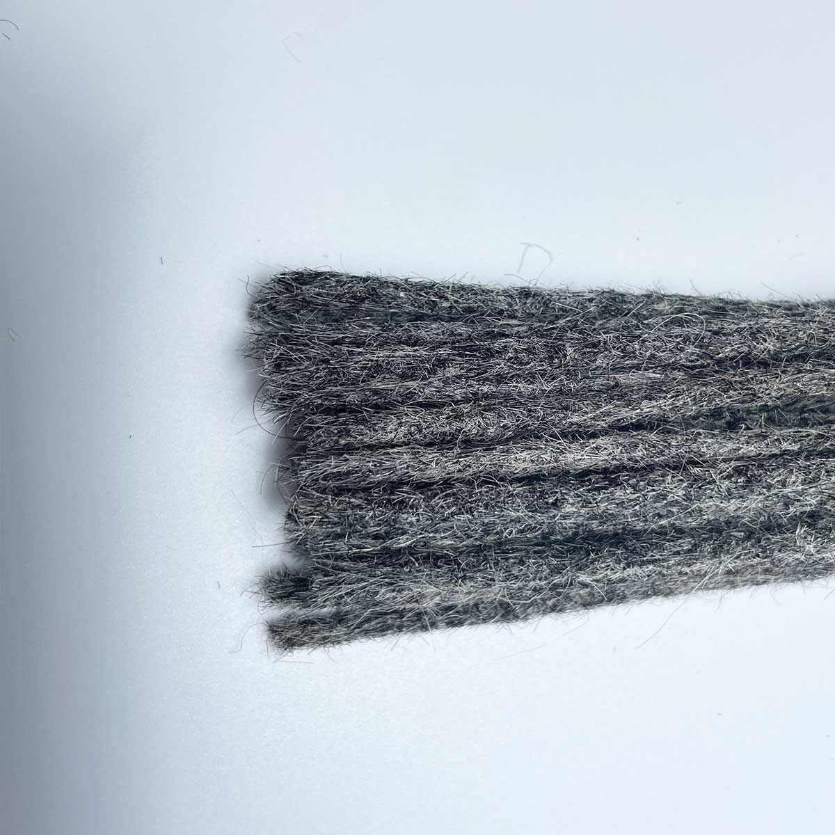 30 Strands Loc Extensions Human Hair 100% Black and Gray 0.4cm 8inch Dreadlock Extensions for Women Men Full Handmade Permanent Dreads Locs