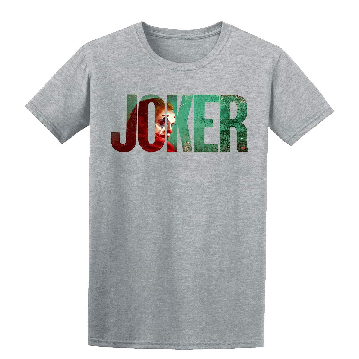 Joker T Shirt Joaquin Phoenix Joker 2019 T-Shirt Put on Happy Face T Shirt Mens-T-Shirts-Sports Grey-2XL