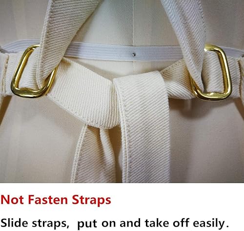 Miniatura 4 de Delantal de trabajo con bolsillos grandes, lona de algodón suave, para hombres, mujeres, 27 x 31 pulgadas