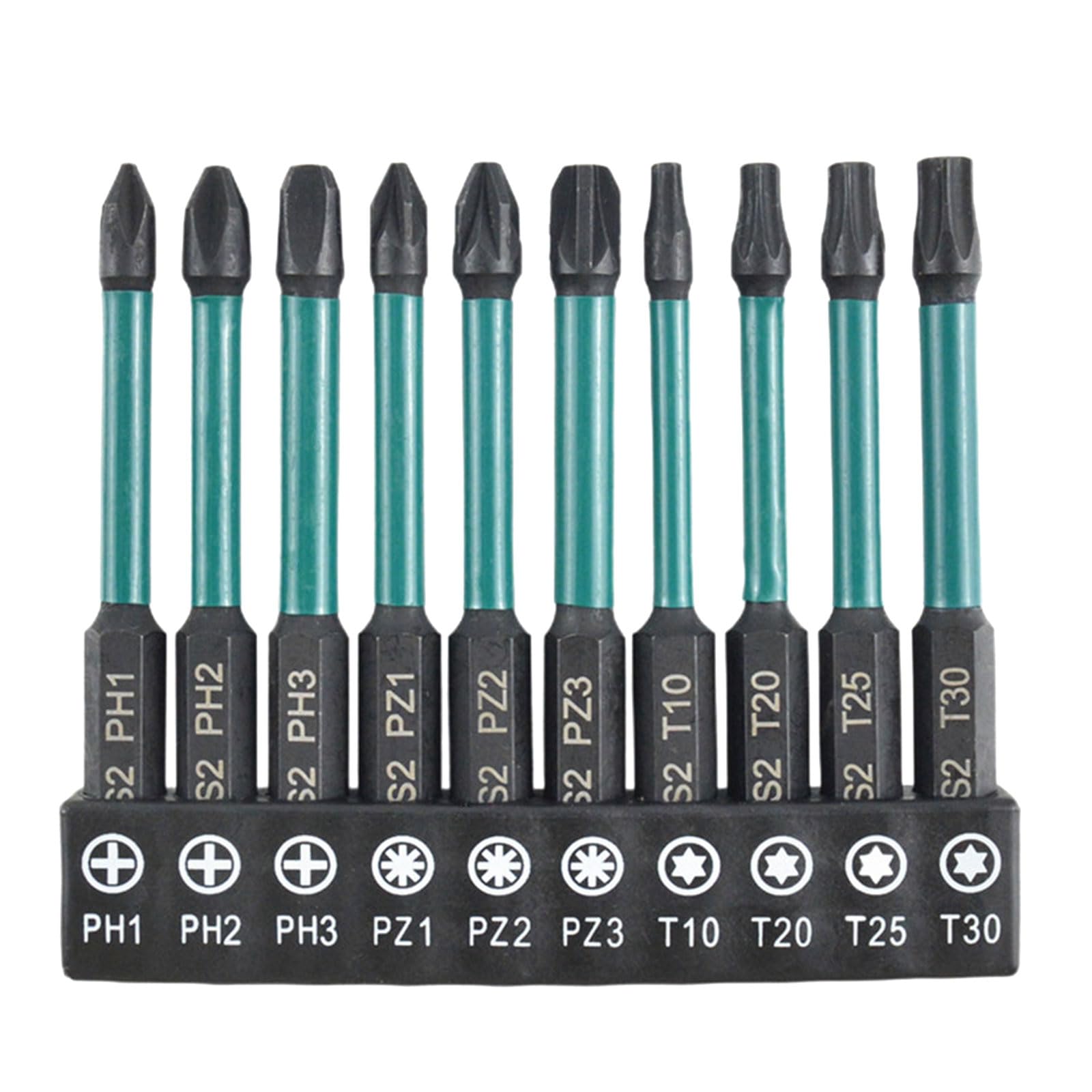Msioytog Green Grip Screwdriver Crossing Star Driver Set Suitable For Enthusiasts & Technicians Needing Tool Screwdriver Set