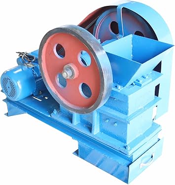 INTSUPERMAI Jaw Crusher Mini Jaw Crusher Rock Crushing Machine Rock Crusher Rock Ore Coal Stone Crusher Jaw Crushing Machine 220V 2.2KW