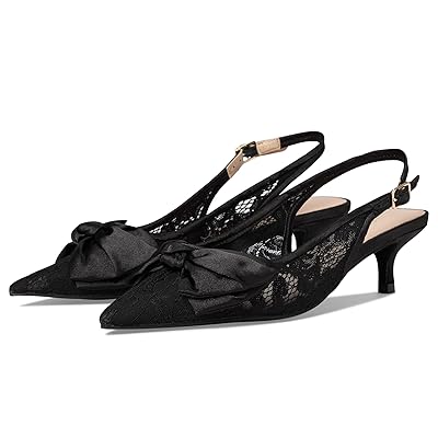 Jack Rogers Debra Slingback Kitten Heel Lace/Satin High Women