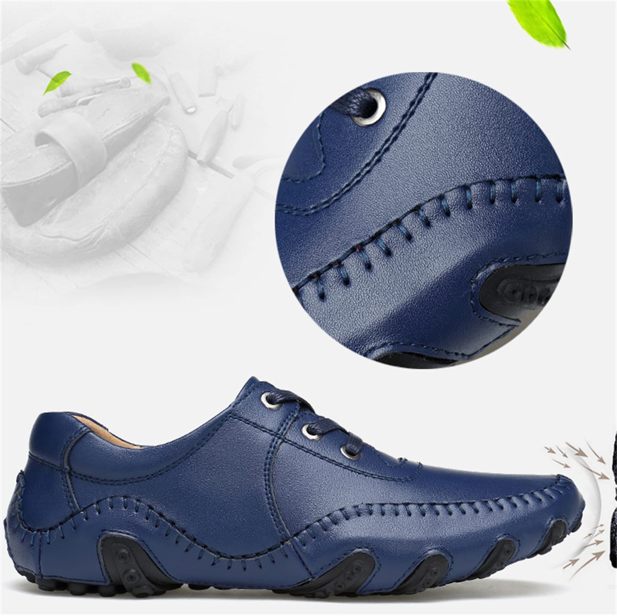 Chaussures de golf en cuir pour homme - Printemps et été - Confortables - Pour grandes tailles 38-46