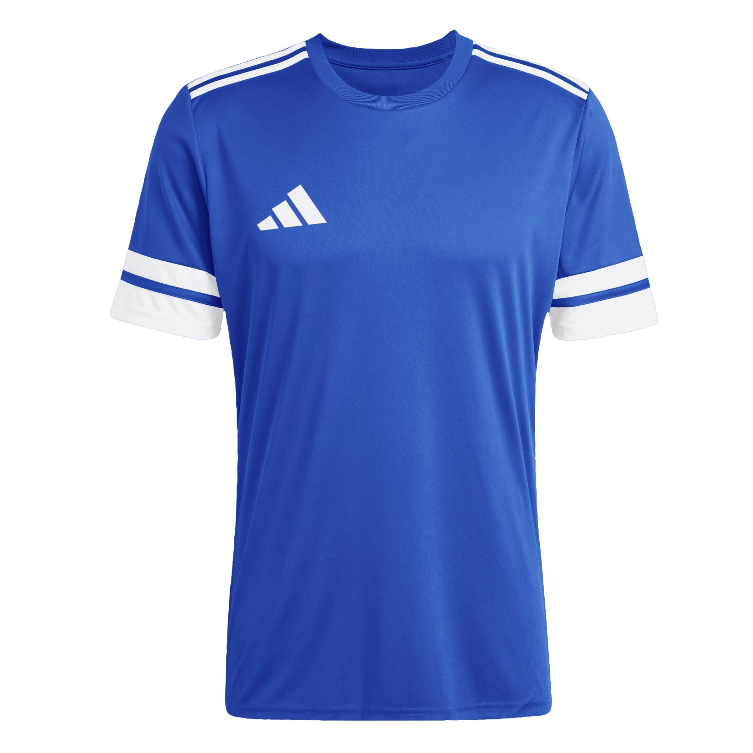 adidas Men's Squadra25 Jersey Short Sleeve Shirt, Royal Blue/White, M