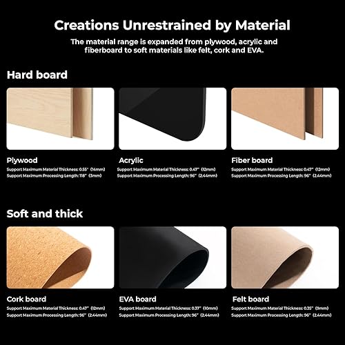 Miniatura 5 de xTool Alimentador automático para cortador láser xTool P2 55W Co2, socio para grabado y corte automático con precisión en áreas más grandes de hasta