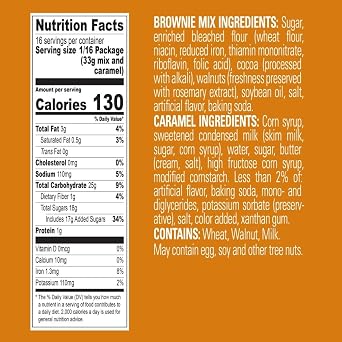 Ghiradelli Cramel Turtle Brownie Mix