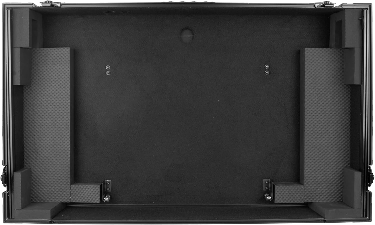 Odyssey AlphaTheta XDJ-AZ Dual 1U Rack Space Black Label Flight Case with Glide Style Laptop Platform and Wheels