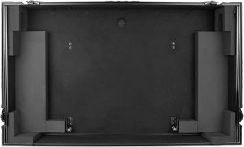 Odyssey AlphaTheta XDJ-AZ Dual 1U Rack Space Black Label Flight Case with Glide Style Laptop Platform and Wheels