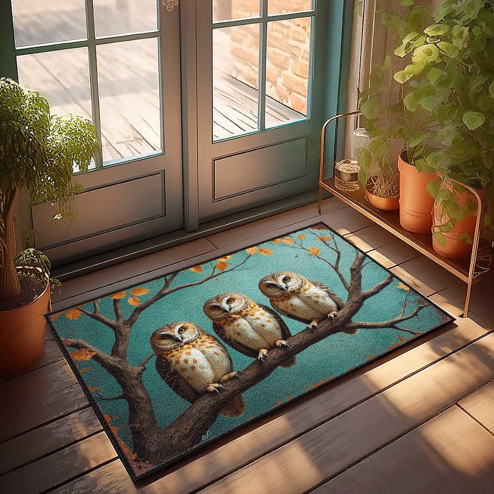 Tapis de bar hiboux amusant idéal pour sublimer vos soirées d'été en terrasse