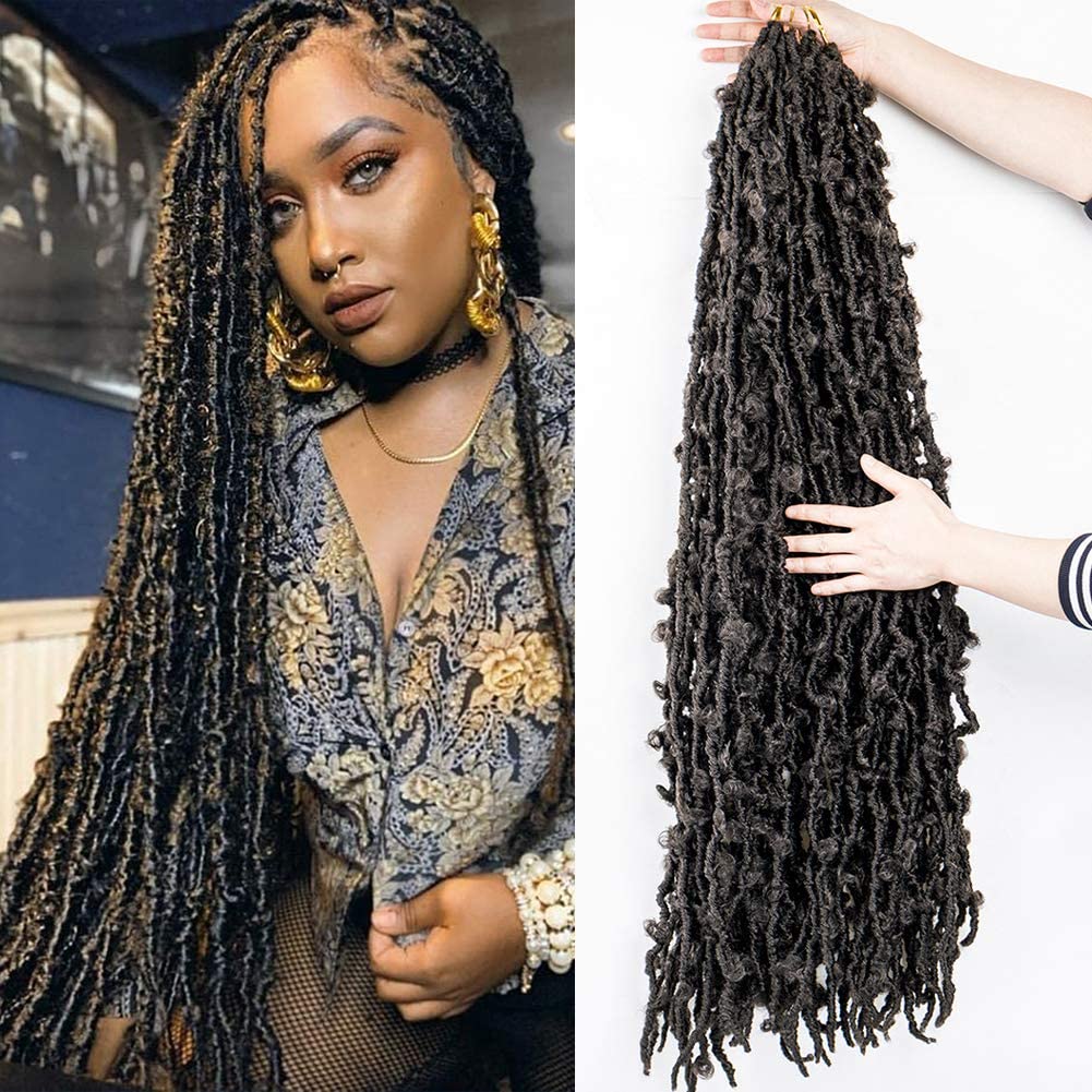 Buy 24 Inch Butterfly Locs Crochet Hair 6 Packs Long Faux Locs Crochet