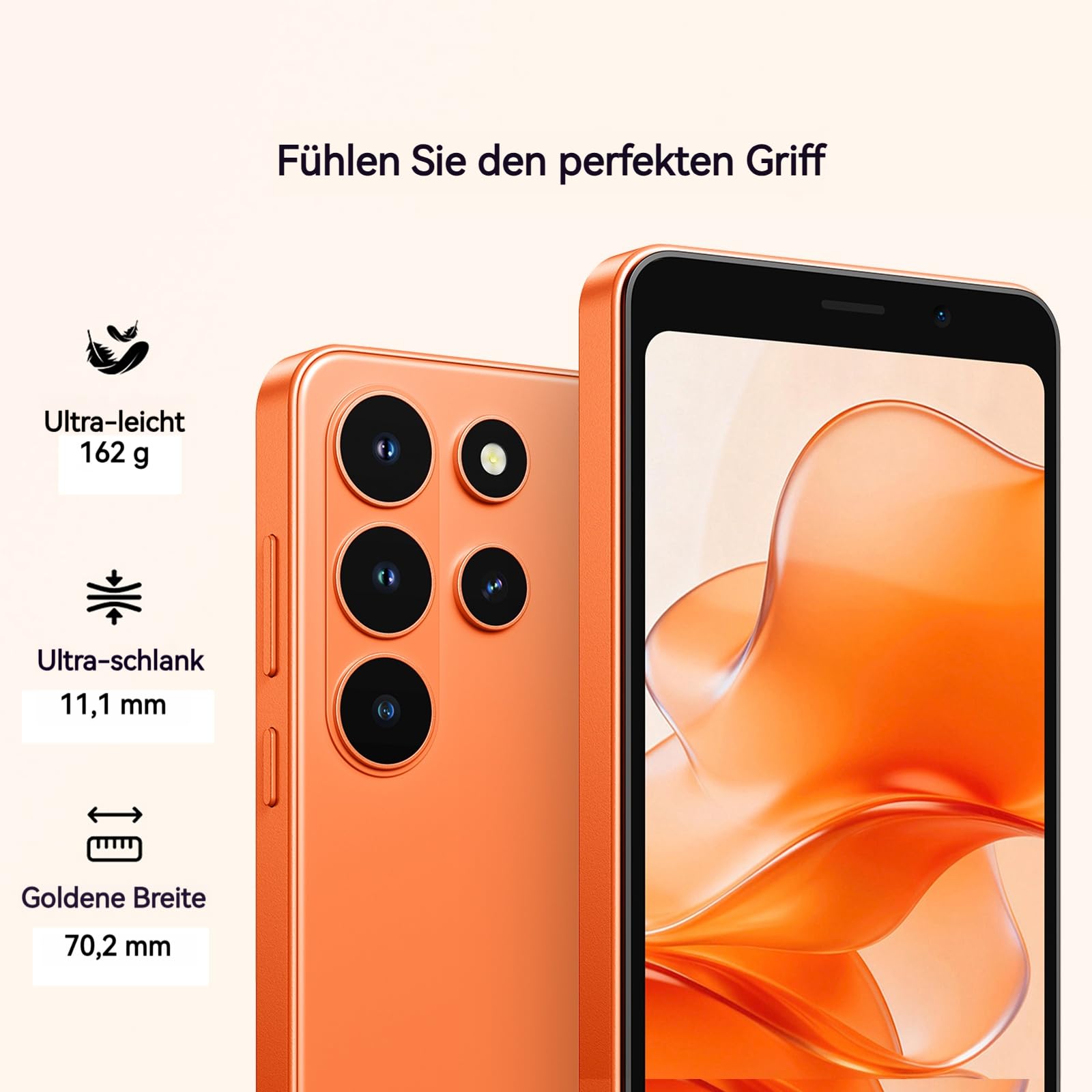 Note 22 Smartphone Ohne Vertrag, Android 16 Smartphones, 20GB+32GB/2TB Octa-Core, 5.0" Handy Günstig, 4G Dual SIM/Face ID/GPS/3 ahre Garantie, Schwarz