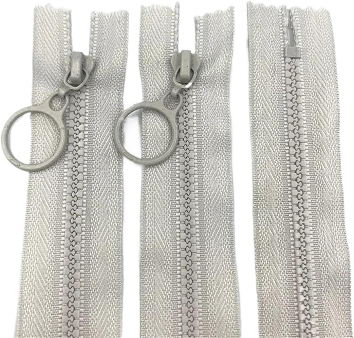 Sewing Zippers 20 Pcs Zippers with Pull Ring (30cm-70cm) Close End for DIY Bag Sewing Crafts Zipper(Beige,50cm)