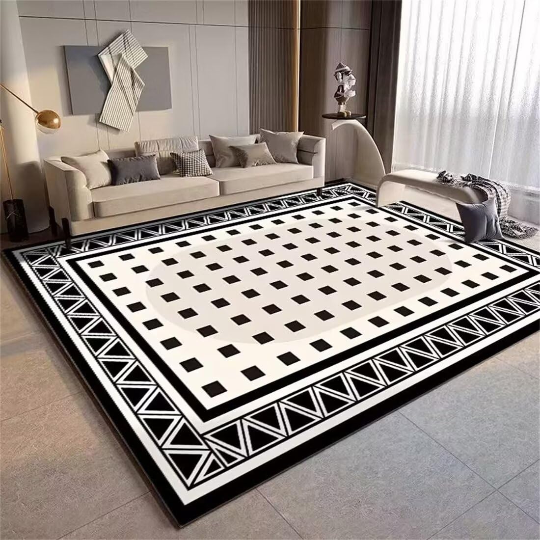 Tapis chambre bebe moderne et doux pour réveiller la déco du salon