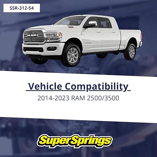 Miniatura 2 de SuperSprings SSR-312-54 | SumoSprings Trasero para Dodge RAM 2500|3500, Amarillo