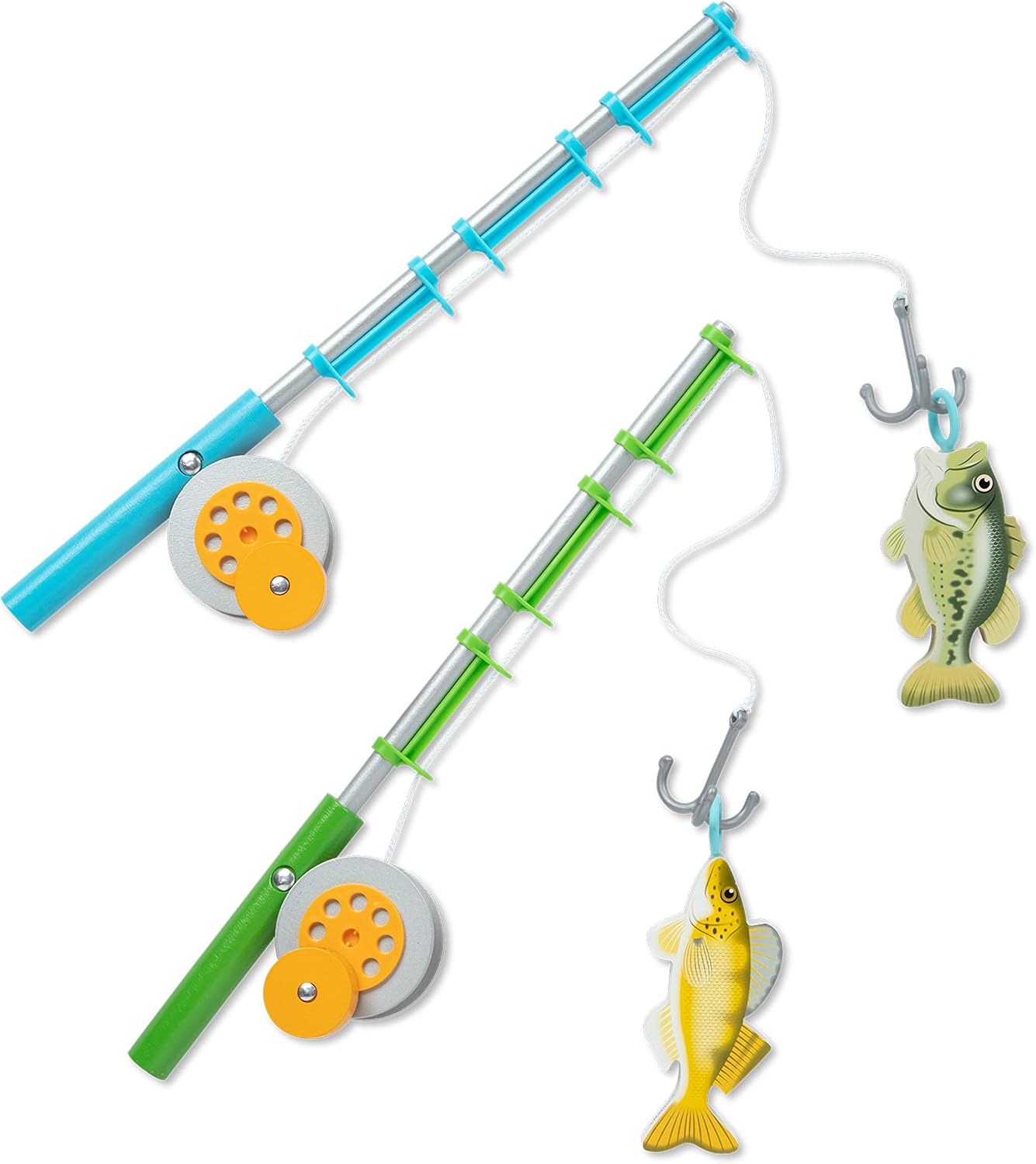 Melissa & Doug Let’s Explore Fishing Play Set, 21 Pieces, Toy Fishing Set for Toddlers And Kids Pretend Play Fishing Toy - Image 5