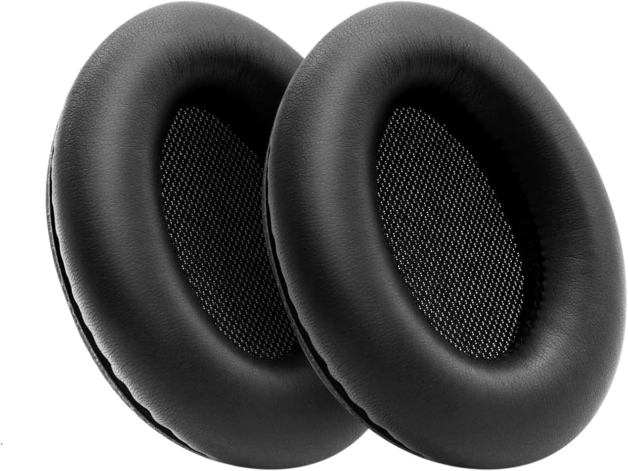Syga Cushions Replacement Ear Pads for Beats Studio 2 & 3 Wireless Softer Leather, Luxurious Memory Foam Enhanced Noise Isolation & Stronger Adhesive (Black, B0501- B0500)